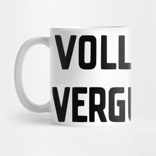 Volledige Vergunning (black text) Mug